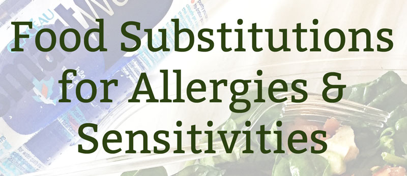 Food Substitutions For Allergies | Kate The (Almost) Great, Boston ...