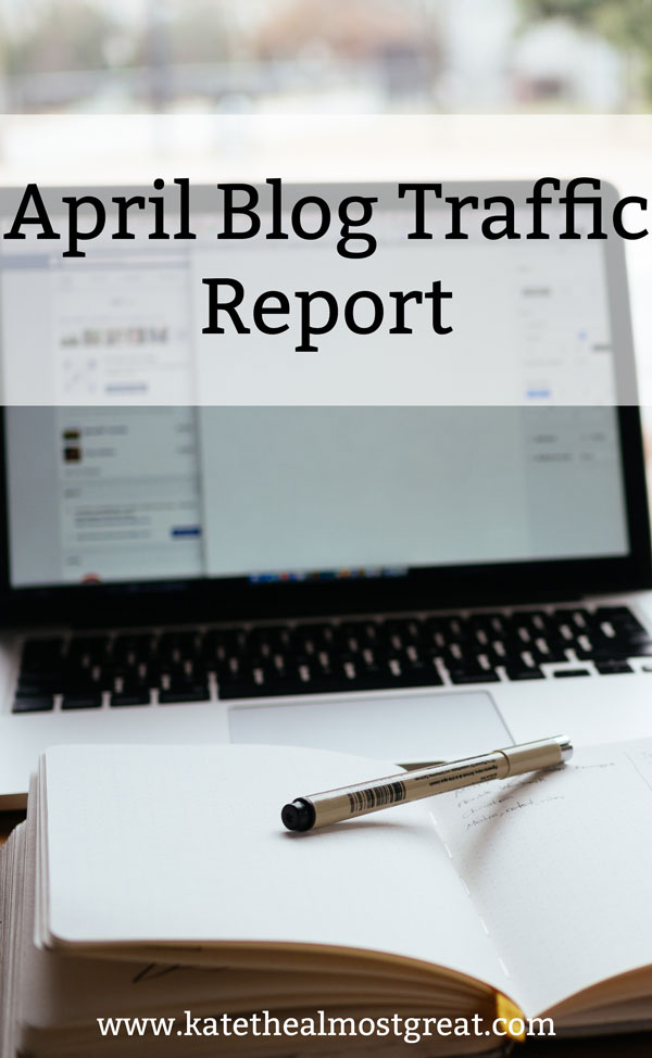 April Blog Traffic Report - Kate the (Almost) Great