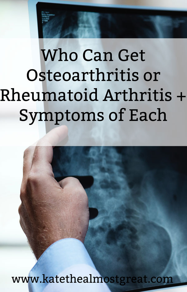 Osteoarthritis vs Rheumatoid Arthritis: What's the Difference?