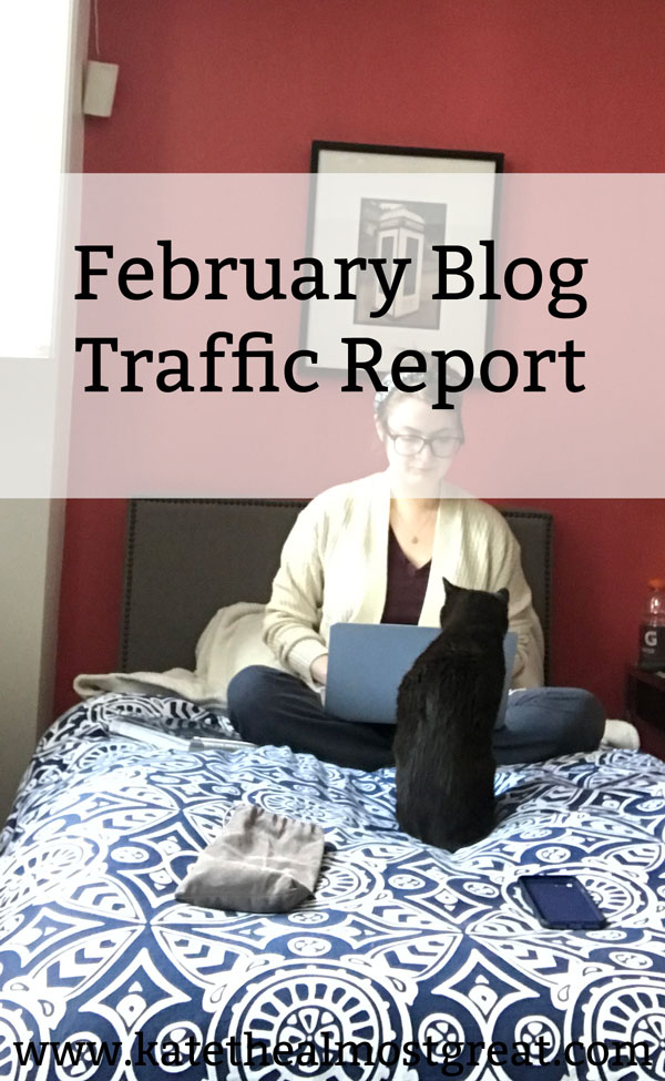 February Blog Traffic Report - Kate the (Almost) Great