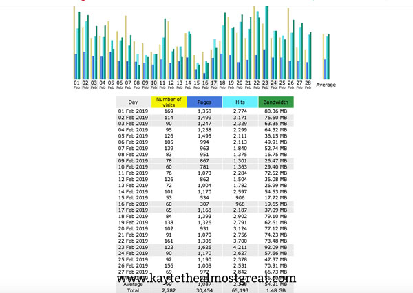 February Blog Traffic Report - Kate the (Almost) Great
