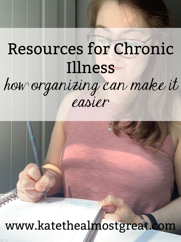 Organizing Products That Make Living with Chronic Pain and POTS Easier